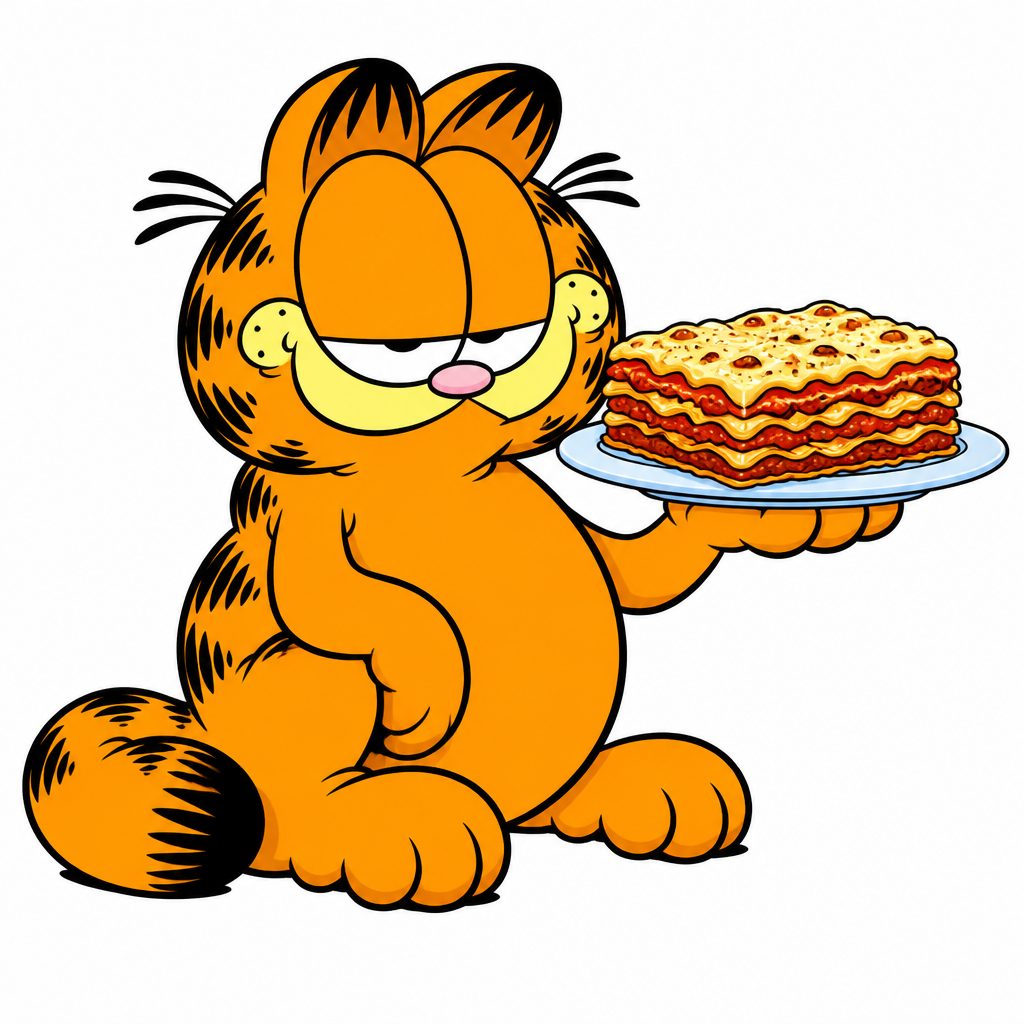 Garfield z lasagną, główny śledczy w sprawie poniedziałków
